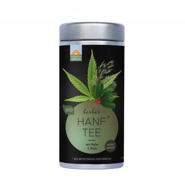 Bio-Kräutertee Teedose Hanftee herb