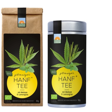 Bio-Hanftee Zitroniger Hanftee