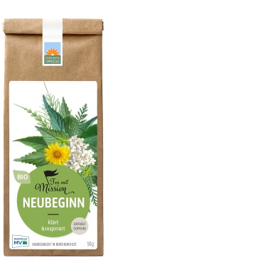 TEE MIT MISSION Neubeginn