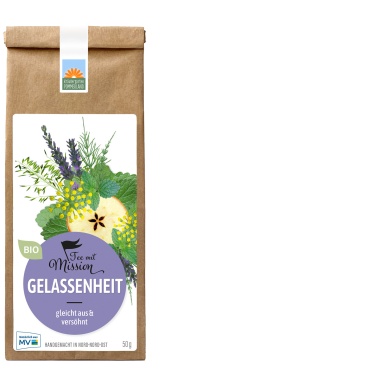 TEE MIT MISSION Gelassenheit