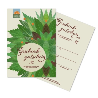Geschenke voller Teemomente Geschenkgutscheine als Geschenkkarte