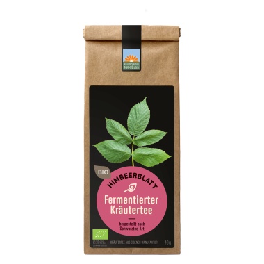 FERMENTIERTER KRÄUTERTEE Himbeerblatt, fermentiert