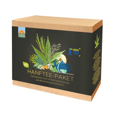 Saisonale Angebote Bio Hanftee-Paket aus MV