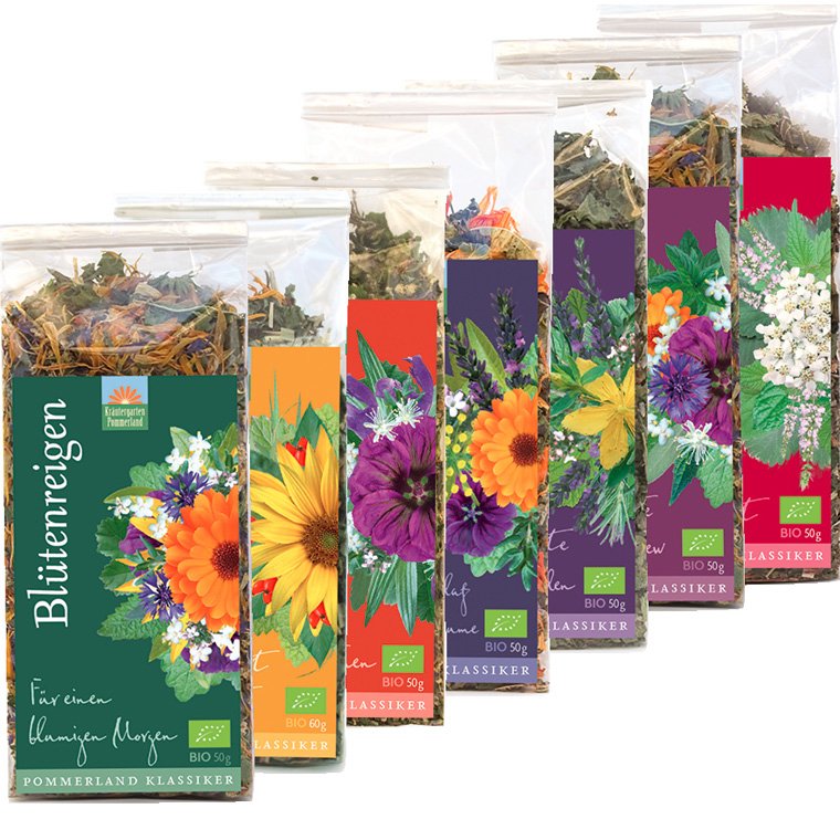 BioKräutertee von Kräutergarten Pommerland