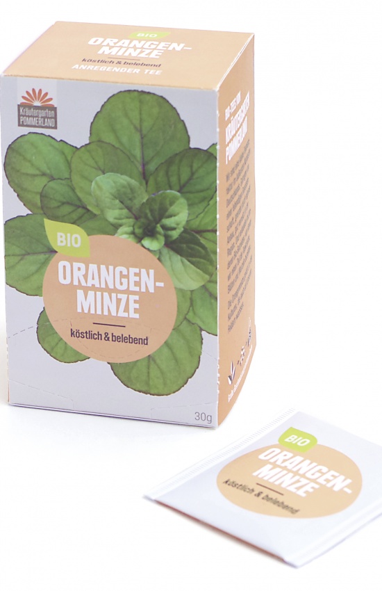 Bio-Kräutertee Orangenminze Teebeutel 20x1,5g