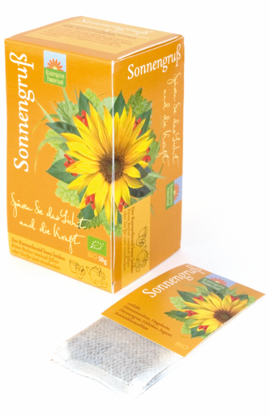 Bio-Kräutertee Sonnengruß Kannenbeutel