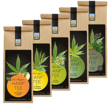 Bio-Hanftee Probierpaket