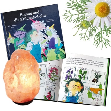 Salzlampe & Kinderbuch