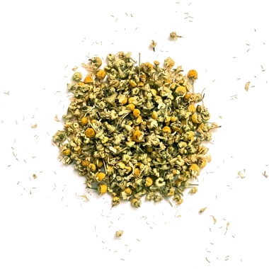 Kamille – Bio-Kräutertee lose – sanft und kräftig aus 100% Matricariae flos. Handgemacht in Mecklenburg-Vorpommern von Kräutergarten Pommerland.