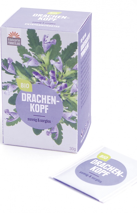 Bio-Kräutertee Drachenkopf Teebeutel 20x1,5g